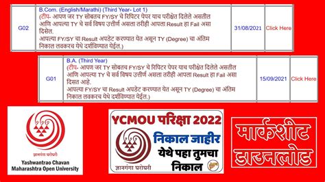 ycmou results|ycmou result june 2022.
